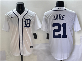 Detroit Tigers #21 Jackson Jobe White Limited Jersey