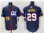 American League #29 Tarik Skubal Navy 2025 MLB All-Star Edition Limited Jersey