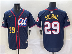 American League #29 Tarik Skubal Navy 2025 MLB All-Star Edition Limited Jersey