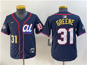 American League #31 Riley Greene Youth Navy 2025 MLB All-Star Limited Jersey