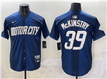 Detroit Tigers #39 Zach McKinstry Navy 2024 City Connect Limited Jersey