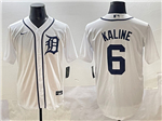 Detroit Tigers #6 Al Kaline White Limited Jersey