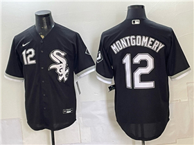 Chicago White Sox #12 Colson Montgomery Black Limited Jersey