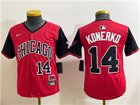 Chicago White Sox #14 Paul Konerko Youth Red 2025 City Connect Limited Jersey