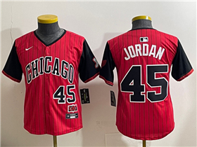 Chicago White Sox #45 Michael Jordan Youth Red 2025 City Connect Limited Jersey