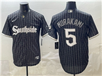 Chicago White Sox #5 Munetaka Murakami Black City Connect Limited Jersey 
