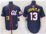 American League #13 Jazz Chisholm Jr. Navy 2025 MLB All-Star Edition Limited Jersey