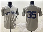 New York Yankees #35 Cody Bellinger Gray Away Limited Jersey