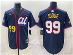 American League #99 Aaron Judge Navy 2025 MLB All-Star Edition Limited Jersey