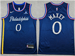 Philadelphia 76ers #0 Tyrese Maxey 2025-26 Navy City Edition Swingman Jersey