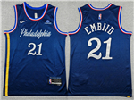 Philadelphia 76ers #21 Joel Embiid 2025-26 Navy City Edition Swingman Jersey