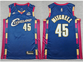 Cleveland Cavaliers #45 Donovan Mitchell 2025-26 Navy Classic Edition Swingman Jersey
