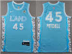 Cleveland Cavaliers #45 Donovan Mitchell 2024-25 Light Blue City Edition Swingman Jersey