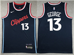 Los Angeles Clippers #13 Paul George 2024-25 Navy Swingman Jersey