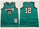 Memphis Grizzlies #12 Ja Morant Teal Hardwood Classics Jersey