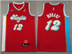 Memphis Grizzlies #12 Ja Morant 2024-25 Red City Edition Swingman Jersey