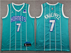 Charlotte Hornets #7 Kon Knueppel Teal Swingman Jersey