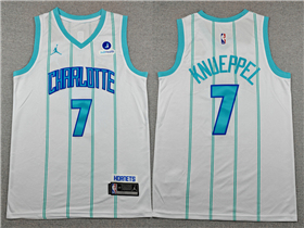 Charlotte Hornets #7 Kon Knueppel White Swingman Jersey