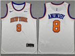 New York Knicks #8 OG Anunoby White Swingman Jersey