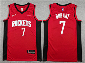 Houston Rockets #7 Kevin Durant Red Swingman Jersey