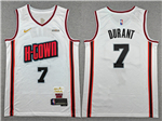 Houston Rockets #7 Kevin Durant 2024-25 White City Edition Swingman Jersey