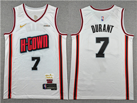 Houston Rockets #7 Kevin Durant 2024-25 White City Edition Swingman Jersey