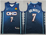 Oklahoma City Thunder #7 Chet Holmgren 2025-26 Navy City Edition Swingman Jersey
