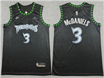Minnesota Timberwolves #3 Jaden McDaniels 2025-26 Black Classic Swingman Jersey