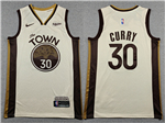 Golden State Warriors #30 Stephen Curry 2025-26 Cream City Edition Swingman Jersey