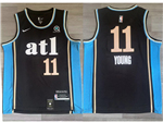 Atlanta Hawks #11 Trae Young 2023-24 Black City Edition Swingman Jersey