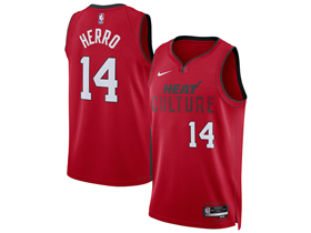 Miami Heat #14 Tyler Herro 2024-25 Red City Edition Swingman Jersey