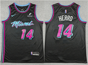 Miami Heat #14 Tyler Herro 2025-26 Black City Edition Swingman Jersey