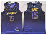 Los Angeles Lakers #15 Austin Reaves 2024-25 Purple City Edition Swingman Jersey