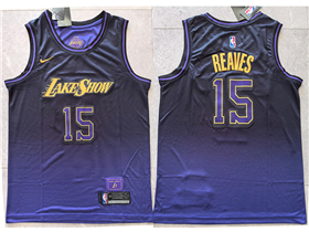 Los Angeles Lakers #15 Austin Reaves 2024-25 Purple City Edition Swingman Jersey