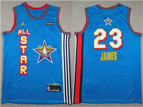 2025 NBA All-Star Game #23 Lebron James Blue Swingman Jersey