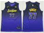 Los Angeles Lakers #77 Luka Dončić 2024-25 Purple City Edition Swingman Jersey
