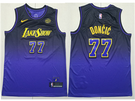Los Angeles Lakers #77 Luka Dončić 2024-25 Purple City Edition Swingman Jersey