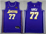Los Angeles Lakers #77 Luka Dončić 2025-26 Purple Statement Swingman Jersey