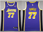 Los Angeles Lakers #77 Luka Dončić 2021-22 Purple Statement Swingman Jersey