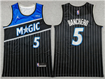 Orlando Magic #5 Paolo Banchero 2025-26 Black Statement Edition Swingman Jersey