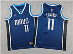 Dallas Mavericks #11 Kyrie Irving Youth 2025-26 Navy Statement Swingman Jersey