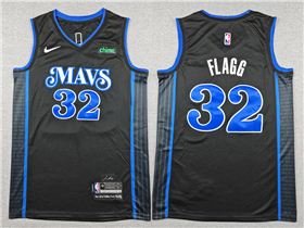 Dallas Mavericks #32 Cooper Flagg 2023-24 Black City Edition Swingman Jersey