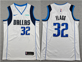Dallas Mavericks #32 Cooper Flagg White Swingman Jersey