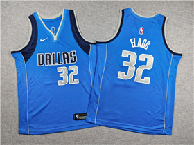 Dallas Mavericks #32 Cooper Flagg Youth Blue Swingman Jersey