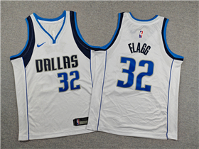 Dallas Mavericks #32 Cooper Flagg Youth White Swingman Jersey