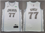 Dallas Mavericks #77 Luka Dončić 2024-25 White City Edition Swingman Jersey