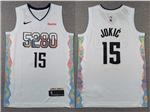 Denver Nuggets #15 Nikola Jokić 2024-25 White City Edition Swingman Jersey