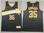 Phoenix Suns #35 Kevin Durant Black Gold Swingman Jersey