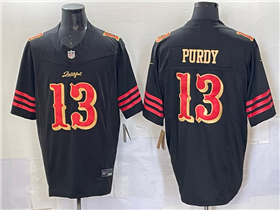San Francisco 49ers #13 Brock Purdy Black Rivalries Vapor F.U.S.E. Limited Jersey