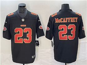 San Francisco 49ers #23 Christian McCaffrey Carbon Black Fashion Limited Jersey